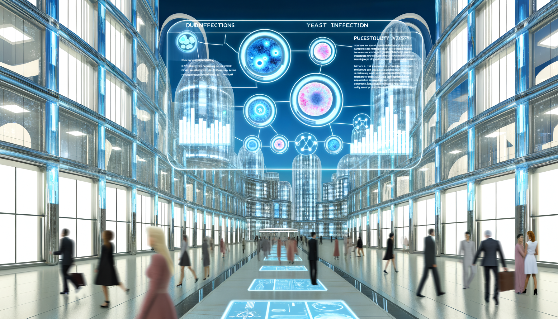 Future potential of yeast infections
represented visually