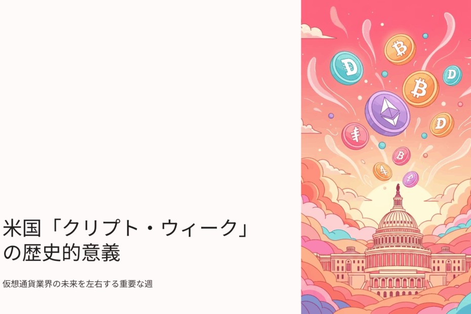 米国Crypto Weekで仮想通貨が歴史的転機へ