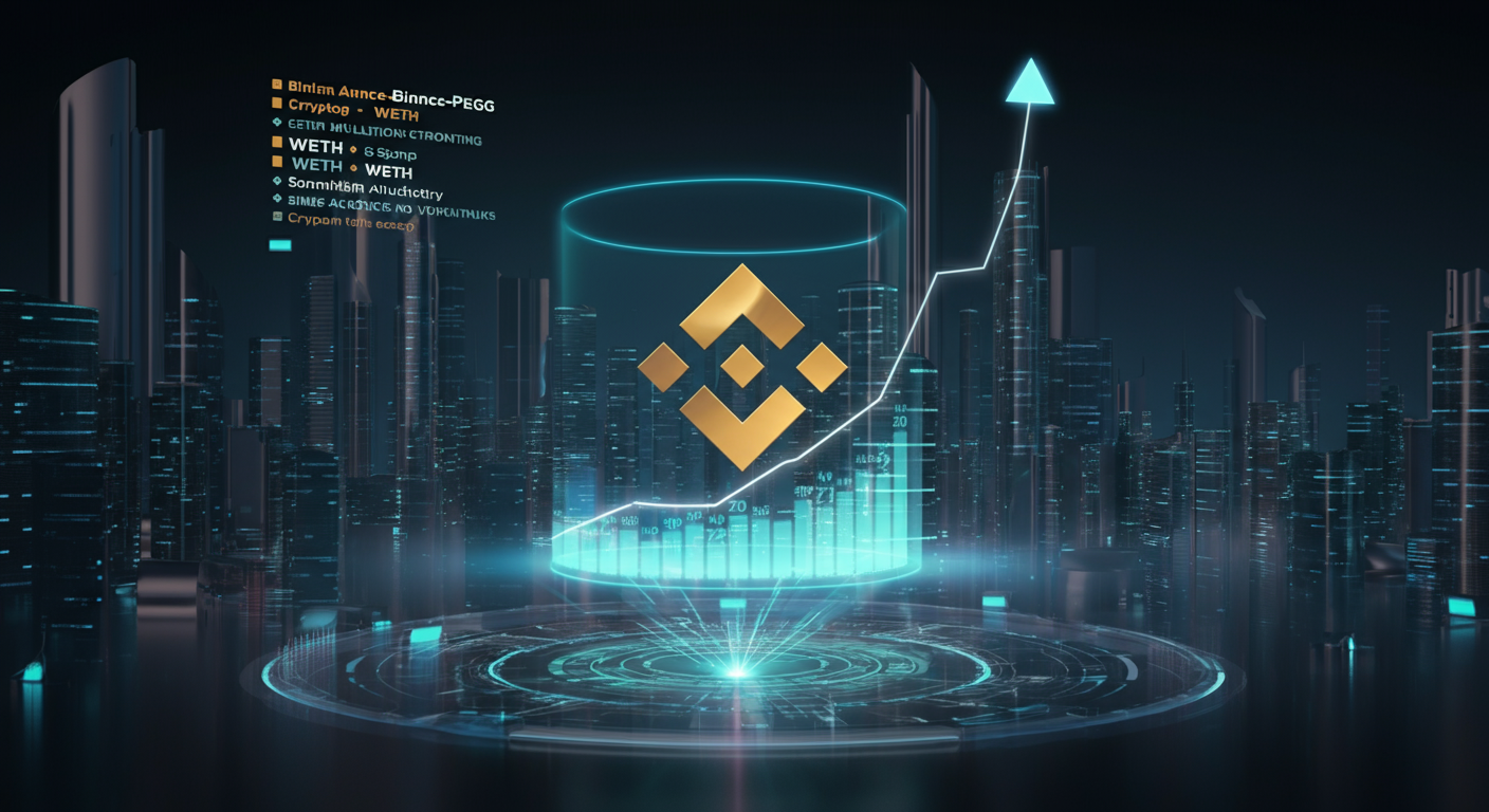 Future potential of Binance-Peg WETH WETH represented visually
