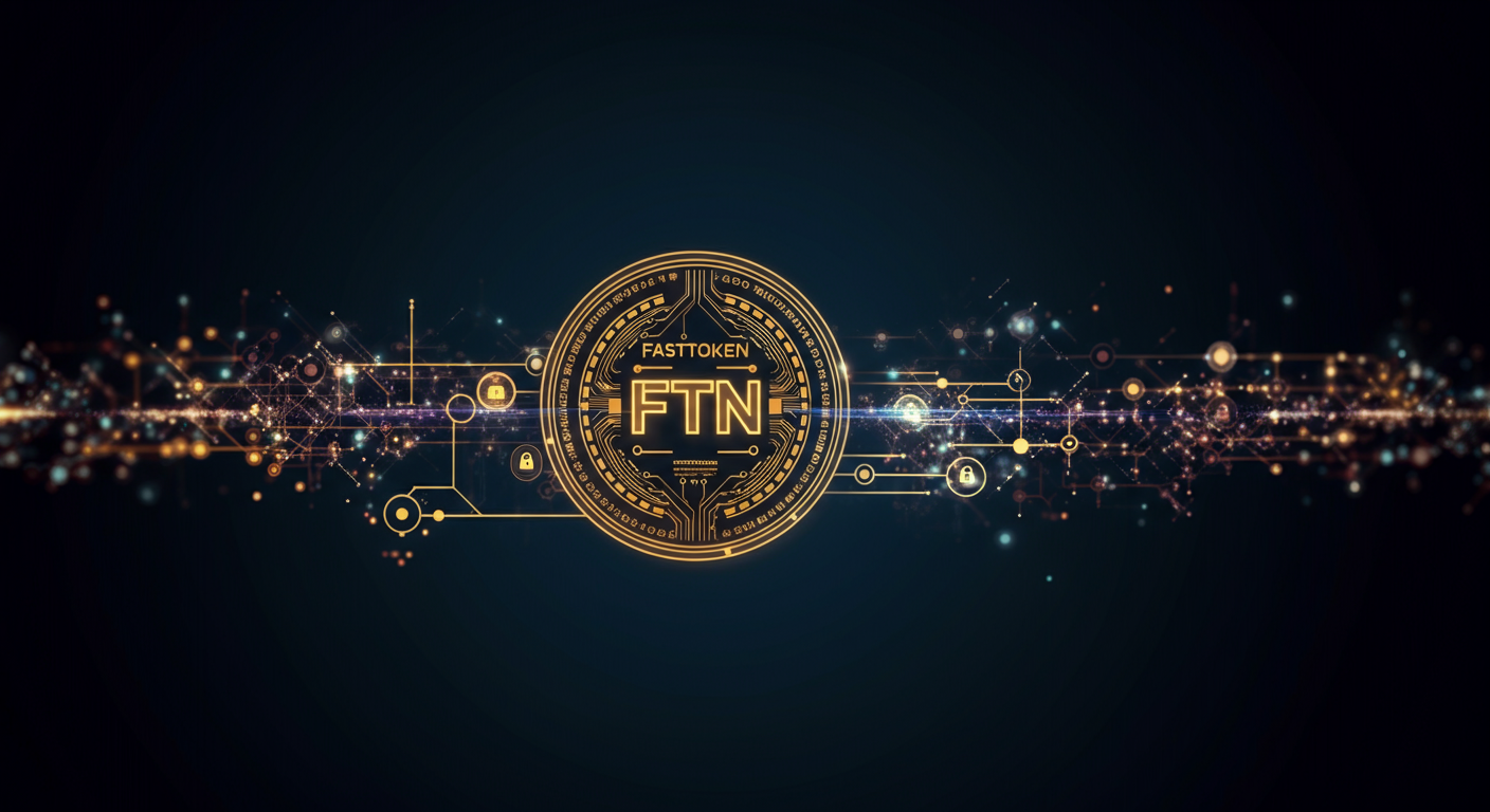 Fasttoken FTN technology and blockchain network illustration