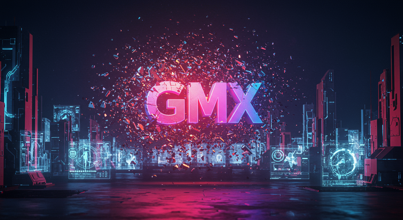 Eye-catching visual of GMX, exploit, Arbitrum
and Metaverse vibes