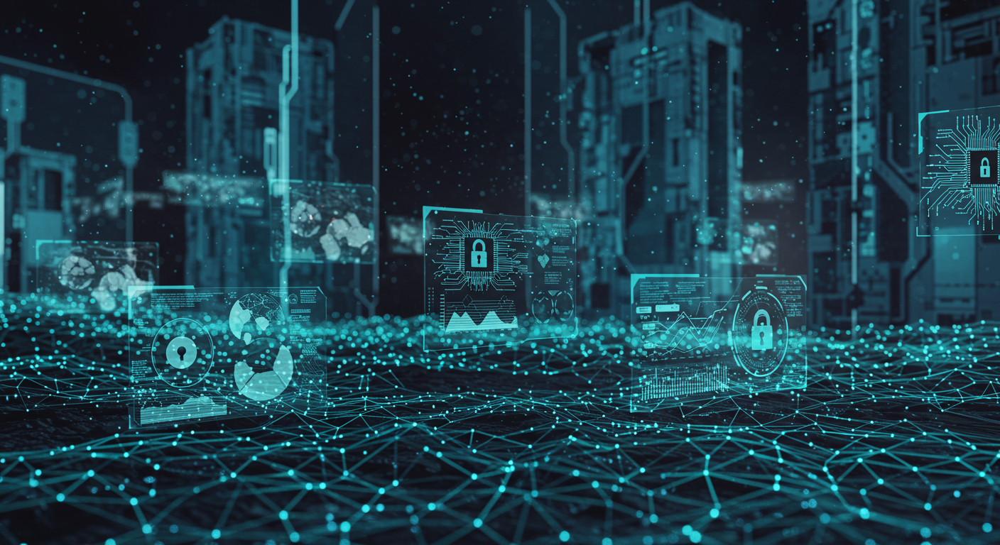 XR, security, enterprise Metaverse illustration