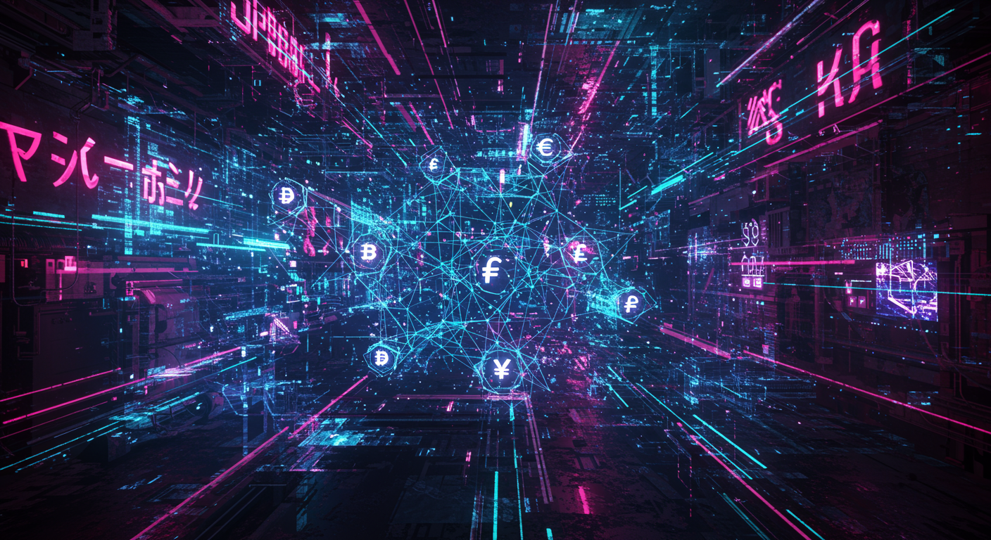 AI, blockchain, DeFi
Metaverse illustration