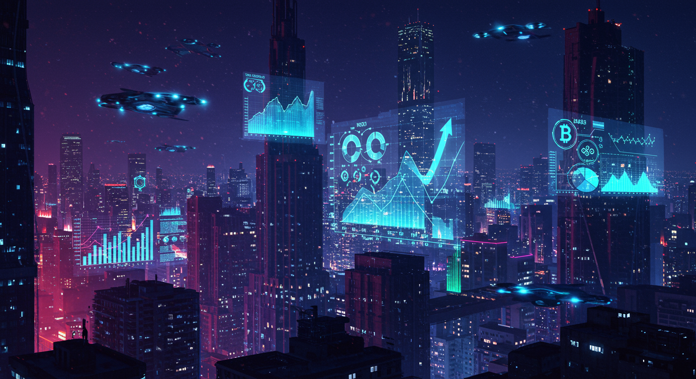 Future potential of Web3 projects, crypto PR, press releases
represented visually