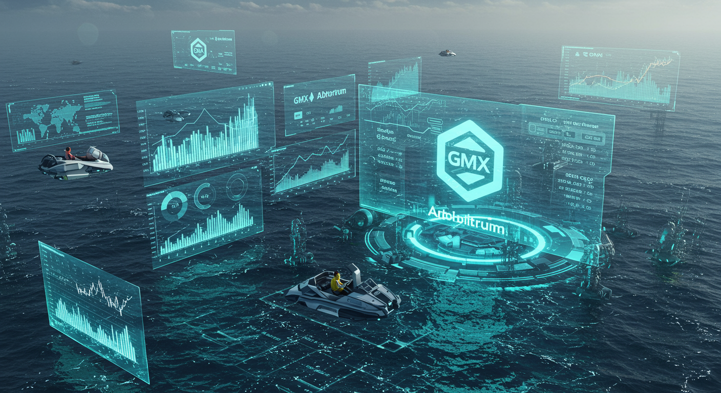 Future potential of GMX, exploit, Arbitrum
represented visually