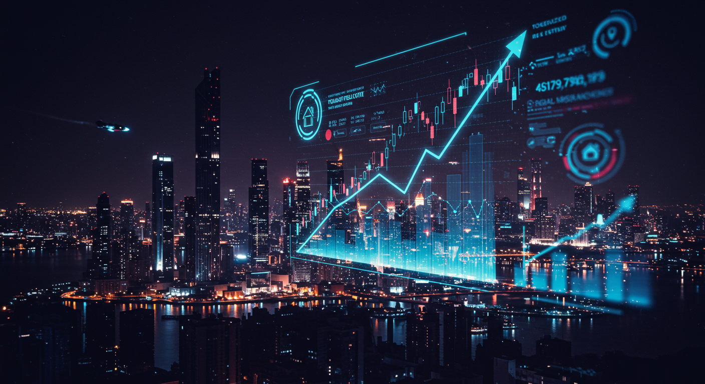 Future potential of Tokenized real estate, Funding, Polytrade
represented visually