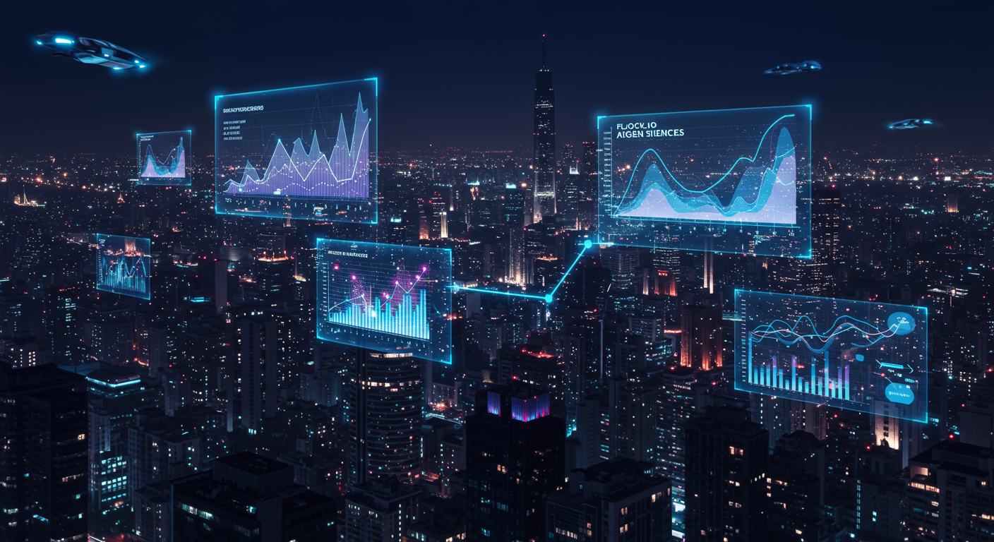 Future potential of FLock.io, AIGEN Sciences, drug discovery
represented visually