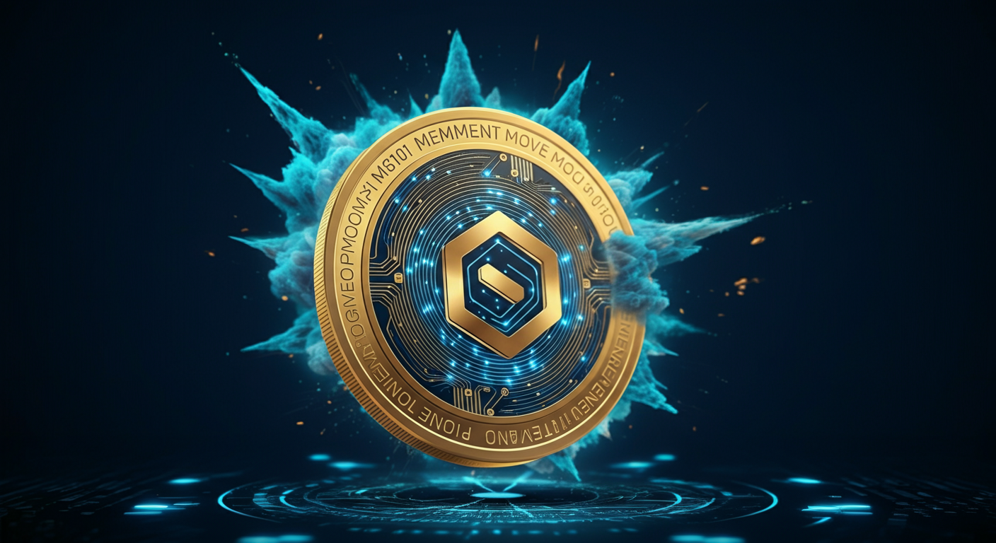 Eye-catching visual of Movement MOVE and cryptocurrency vibes