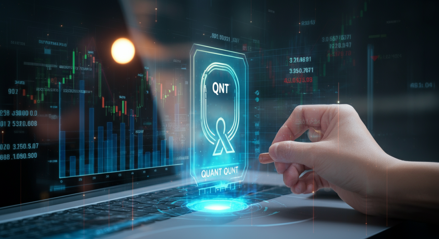 Future potential of Quant QNT represented visually