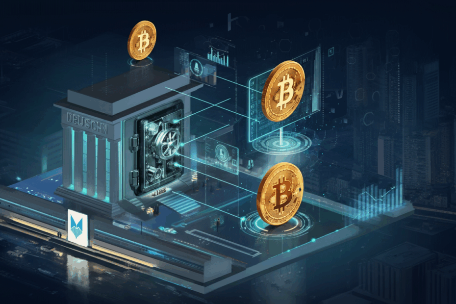 ドイツ銀行がビットコインと暗号資産カストディサービスを開始へ！