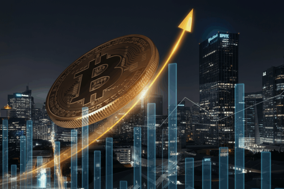 ビットコイン、新高値!企業による大量購入で11万2000ドル突破!