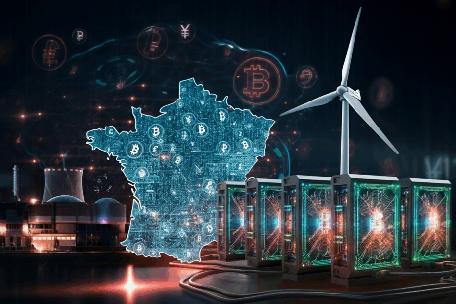 フランス、余剰電力でビットコインマイニング実験へ: 未来のエネルギー活用法