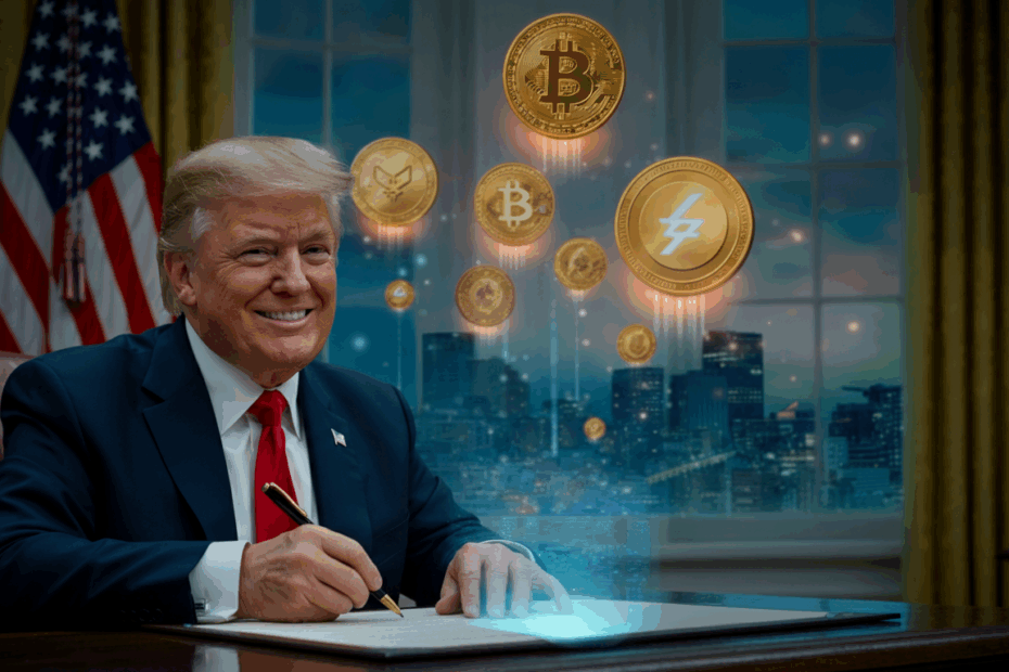 トランプ大統領、GENIUS法案に署名！米国を「世界の仮想通貨首都」へ