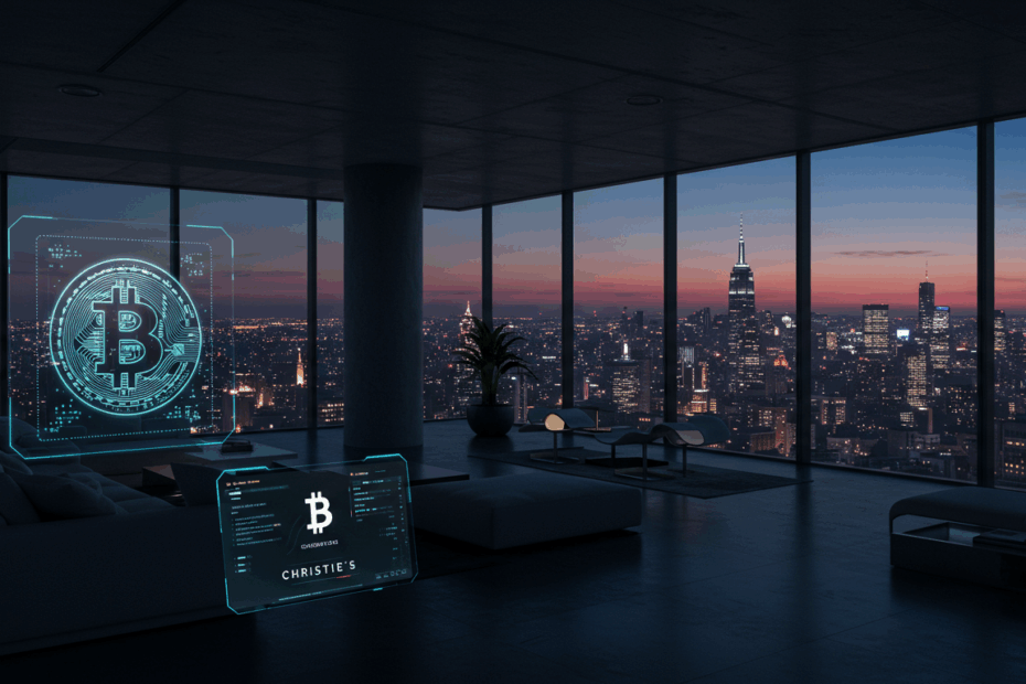 クリスティーズ、ビットコインと仮想通貨で高級不動産市場へ進出！
