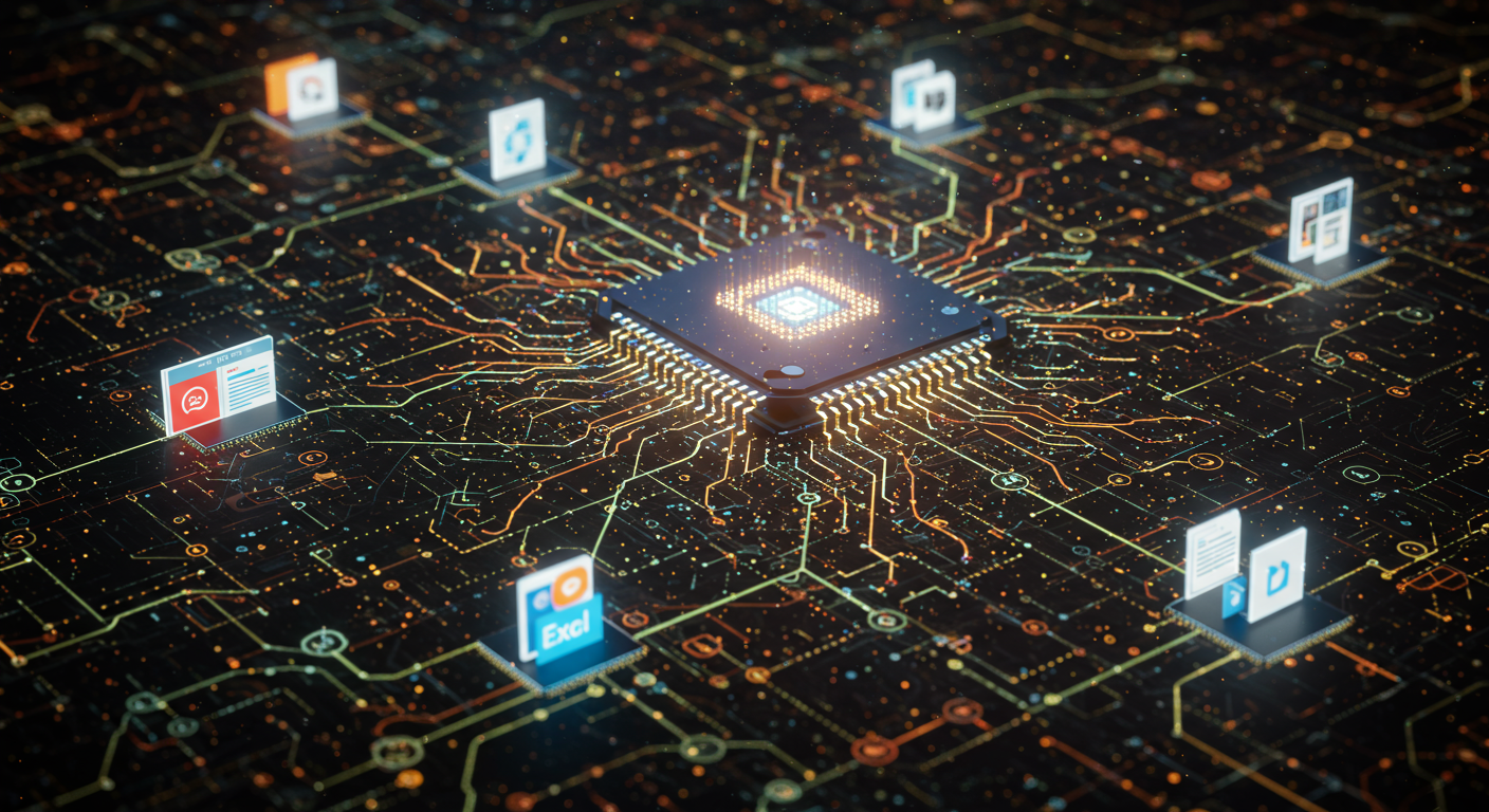 Microsoft 365 Copilot, AI applications, Microsoft Graph API
AI technology illustration
