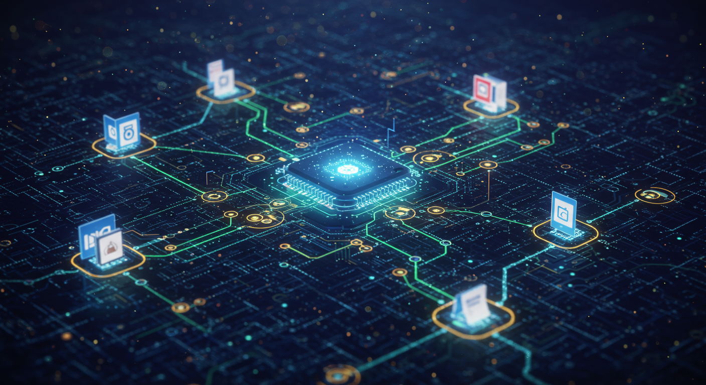 Future potential of Microsoft 365 Copilot, AI applications, Microsoft Graph API
represented visually