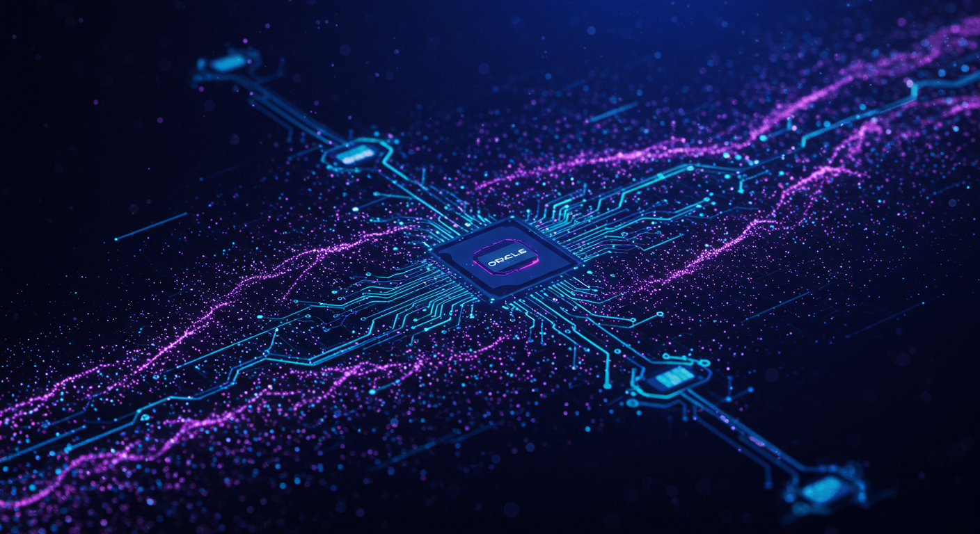 Future potential of Oracle, cloud business, mystery customer
represented visually