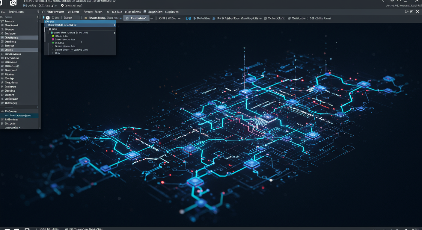 Visual Studio Code, GitHub Copilot Chat, Large Language Models
AI technology illustration