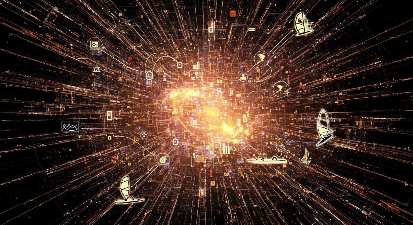 agentic IDE, AI coding, Windsurf
AI technology illustration