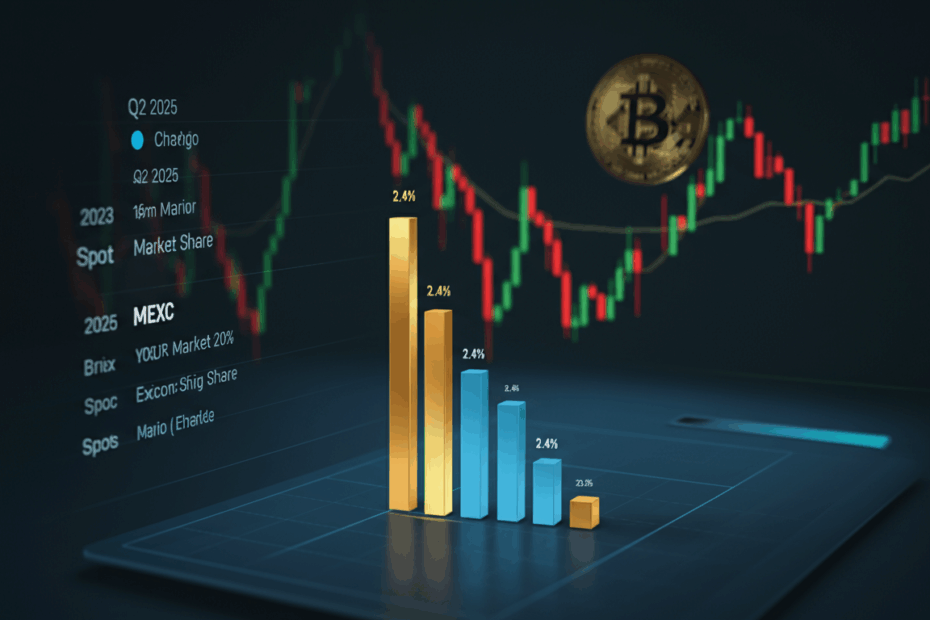MEXC's Q2 Dominance: Spot Market Share Soars with 2.4% Growth