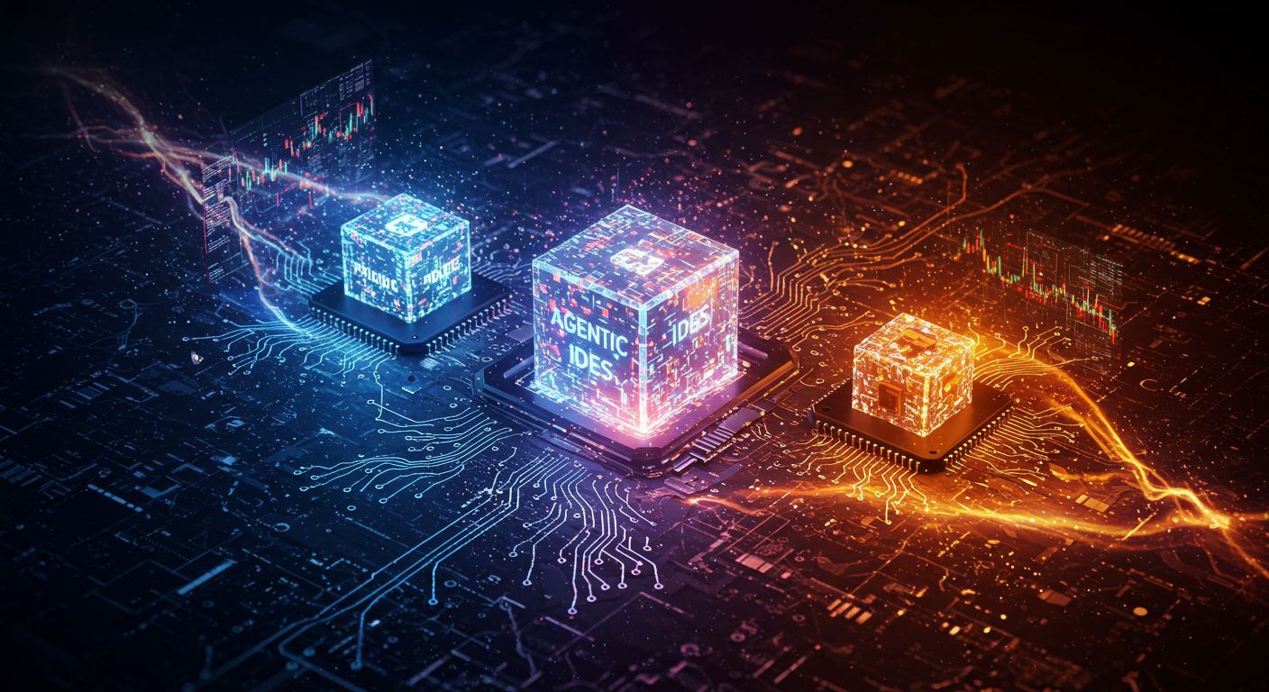 Eye-catching visual of agentic IDEs, pricing, reliability
and AI technology vibes