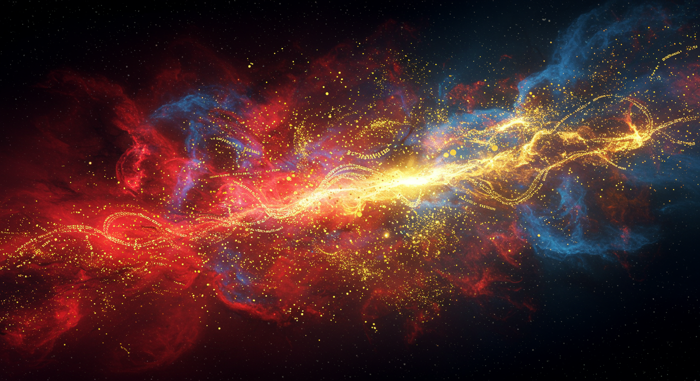 Eye-catching visual of GitHub Spark, AI-powered, natural language and AI technology vibes