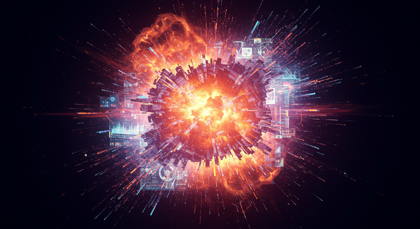 Eye-catching visual of Multimodal AI and AI technology vibes