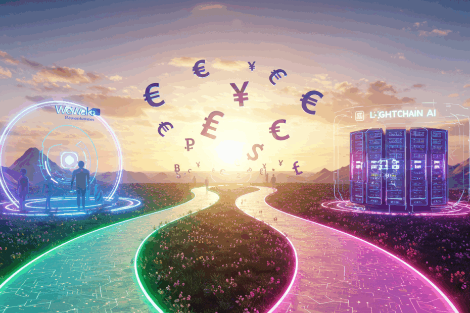 2025年仮想通貨プレセール最前線:WeWakeとLightchain AI徹底解説