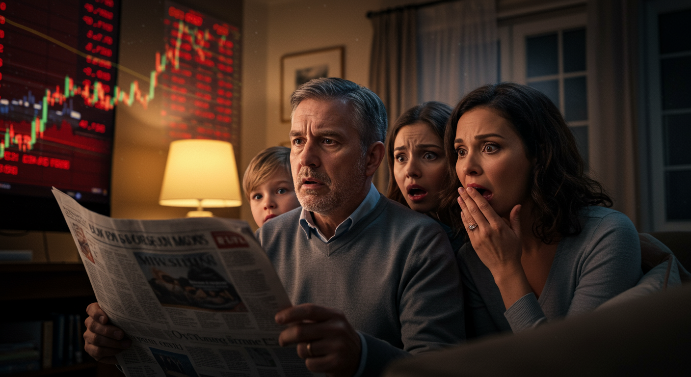 Eye-catching visual of Stock Market, Recession
and lifestyle vibes