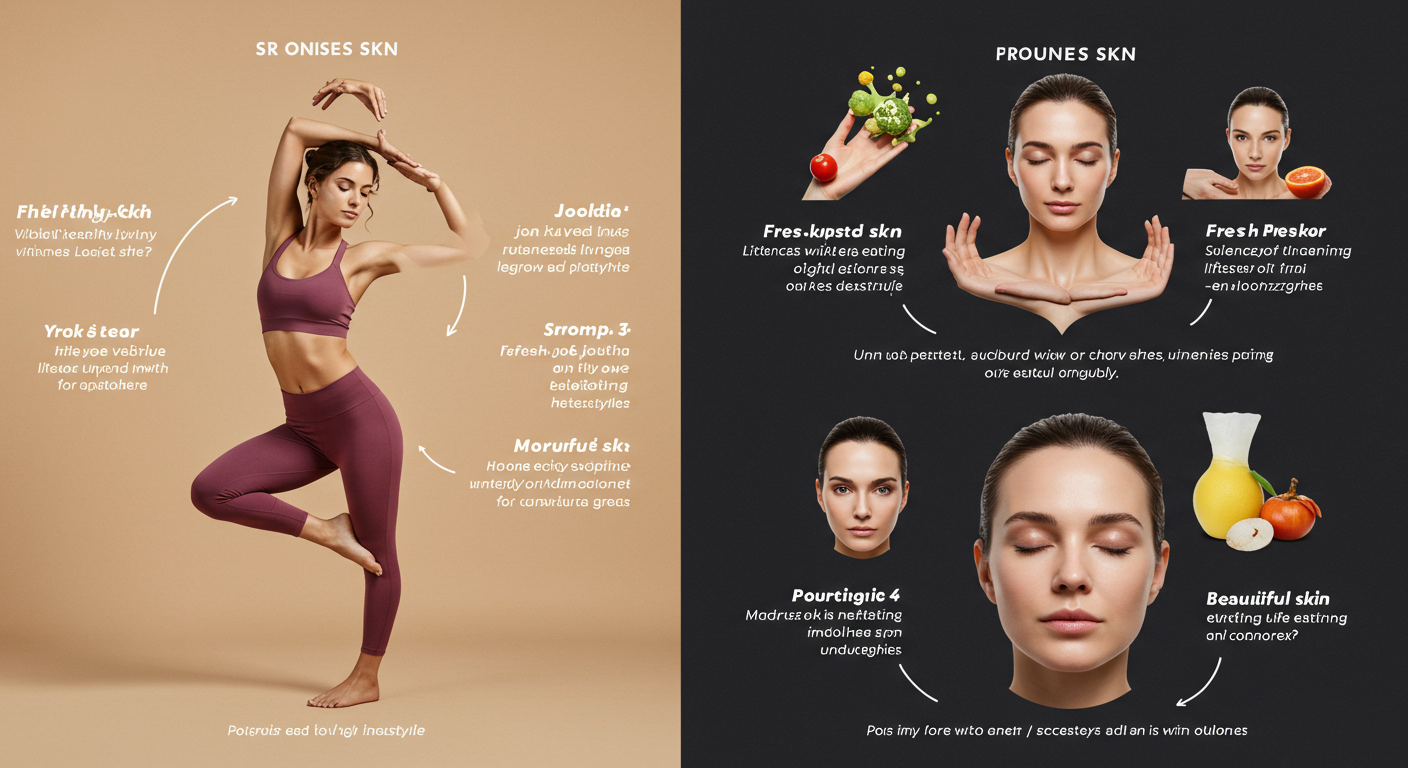Eye-catching visual of Skin, longevity
and lifestyle vibes