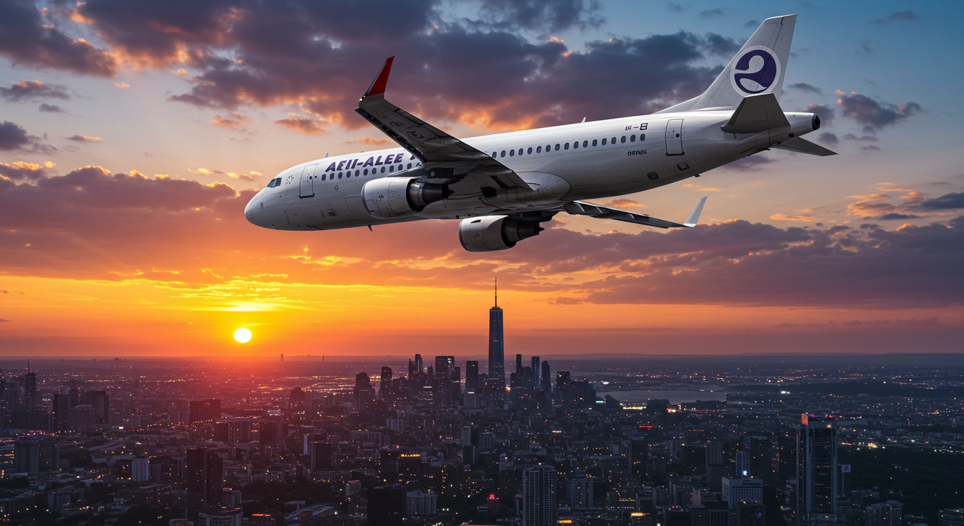 Eye-catching visual of airplane, aches
and lifestyle vibes