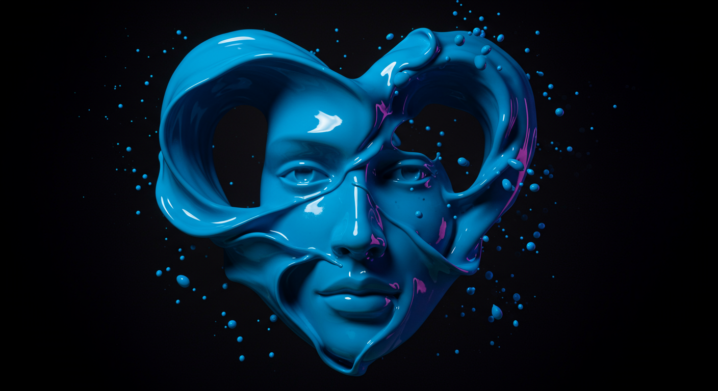 Eye-catching visual of face, shape
and lifestyle vibes