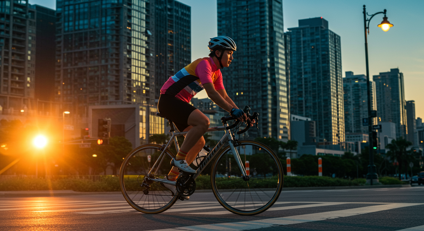 Eye-catching visual of safety, speed
and lifestyle vibes