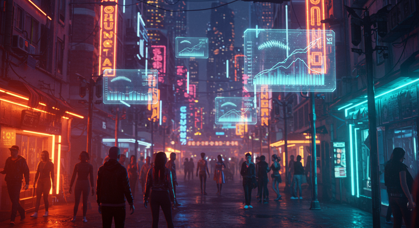 Future potential of brows, lush
represented visually