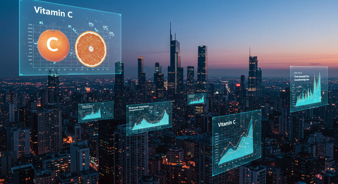 Future potential of Vitamin C, Citrus
represented visually
