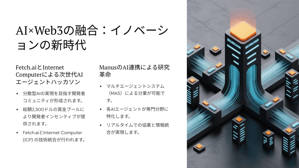 AI×Web3の融合:新時代のイノベーション