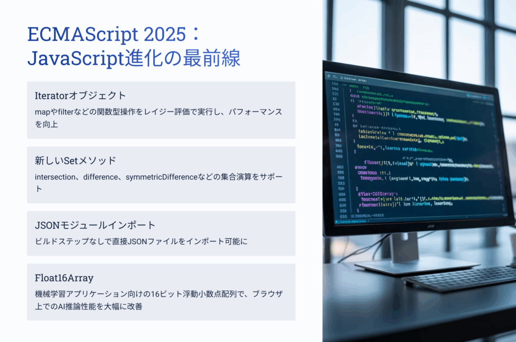 ECMAScript 2025:JavaScript進化の最前線