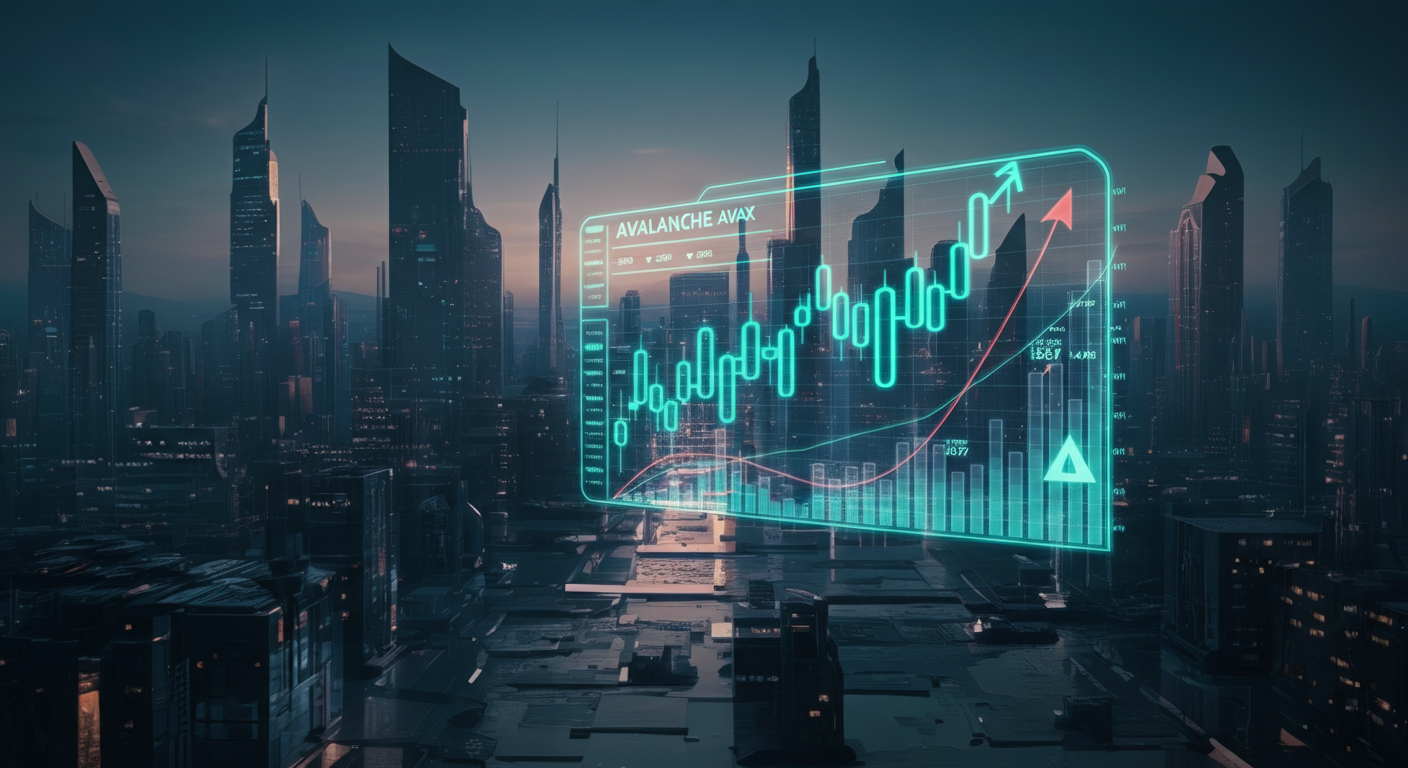Avalanche AVAXの将来性を象徴するビジュアル