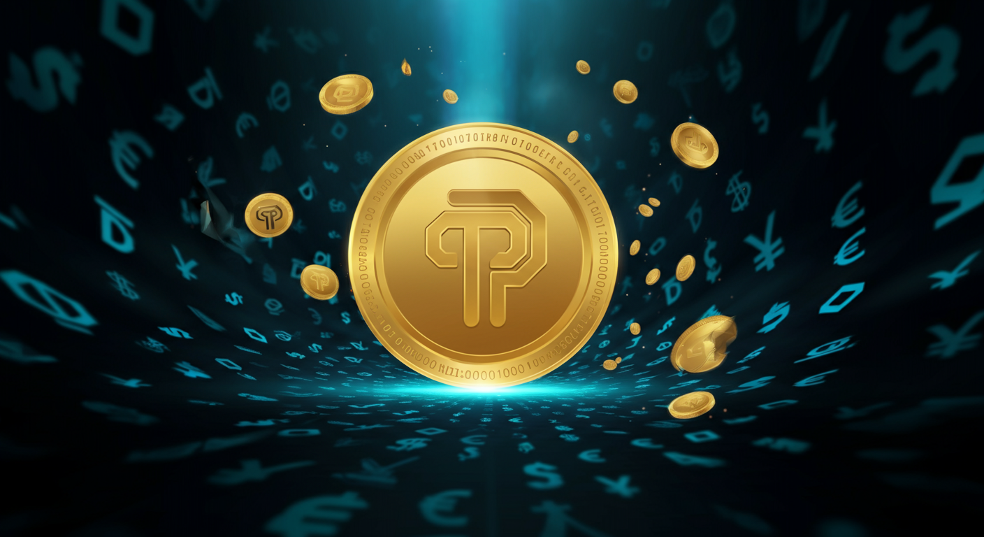 Eye-catching visual of BitTorrent BTT and cryptocurrency vibes