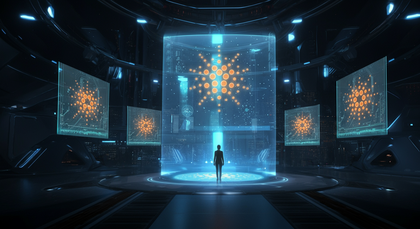Cardano ADAの将来性を象徴するビジュアル