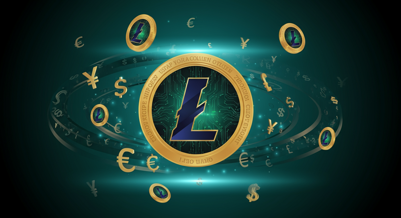 LEO Token LEOの世界観と仮想通貨らしさが伝わるビジュアル