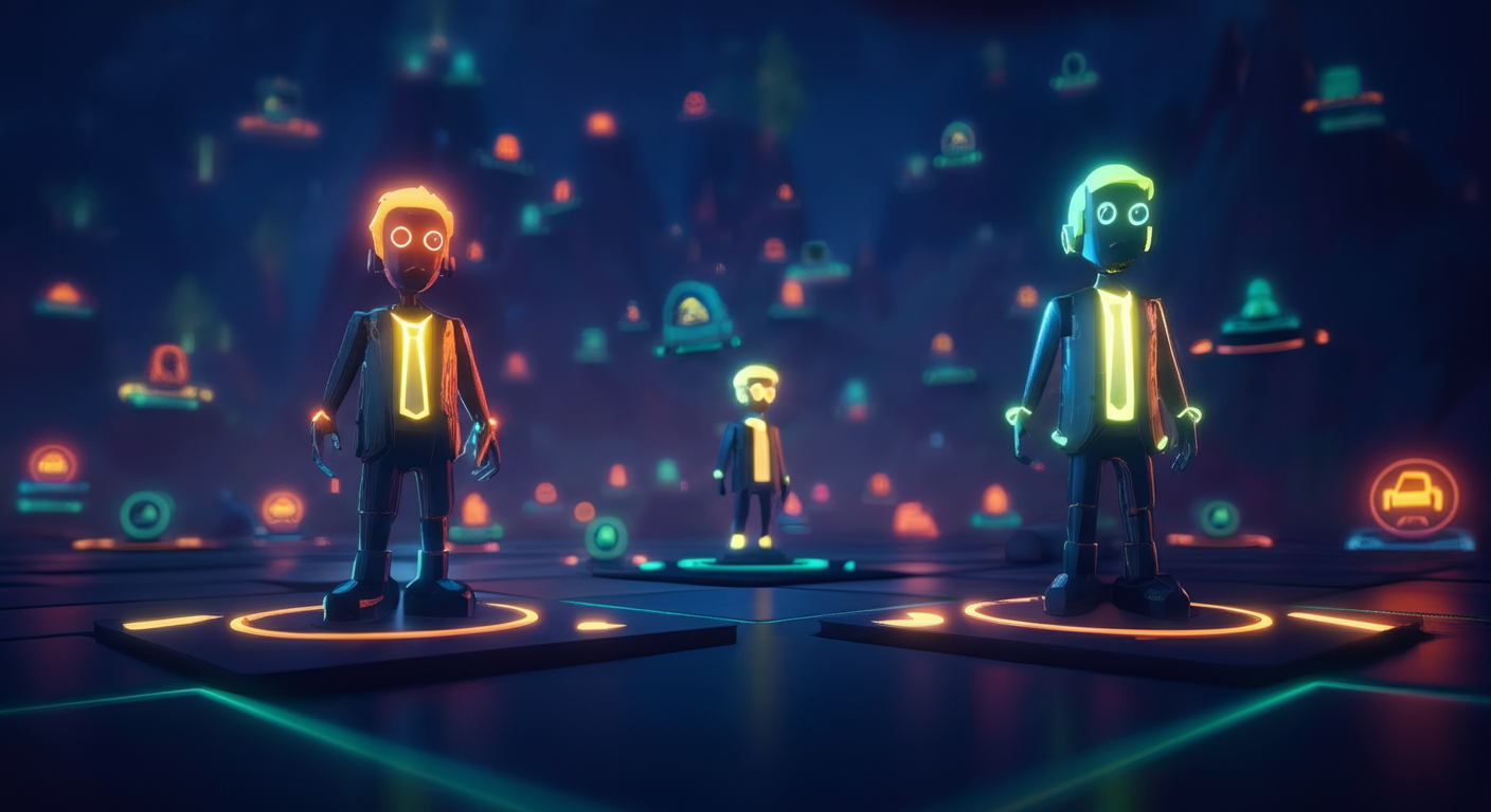 Eye-catching visual of メタバース上の土地NFTとは?価格や取引の仕組み and Web3/metaverse vibes