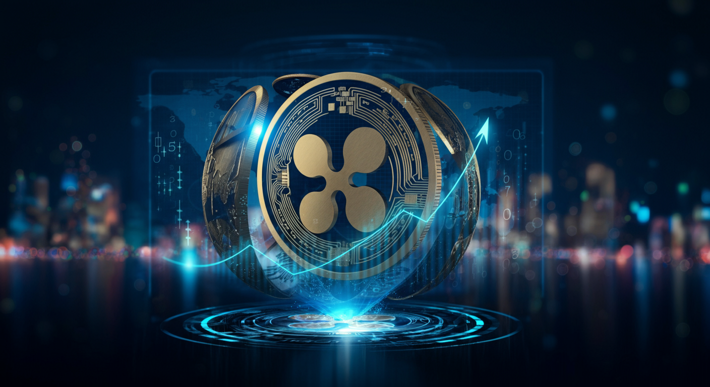 XRP の将来性を象徴するビジュアル