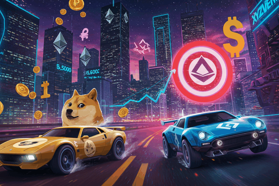イーサリアム5,500ドルへ？ドージコインと新星XYZVerseの1ドルバトル！