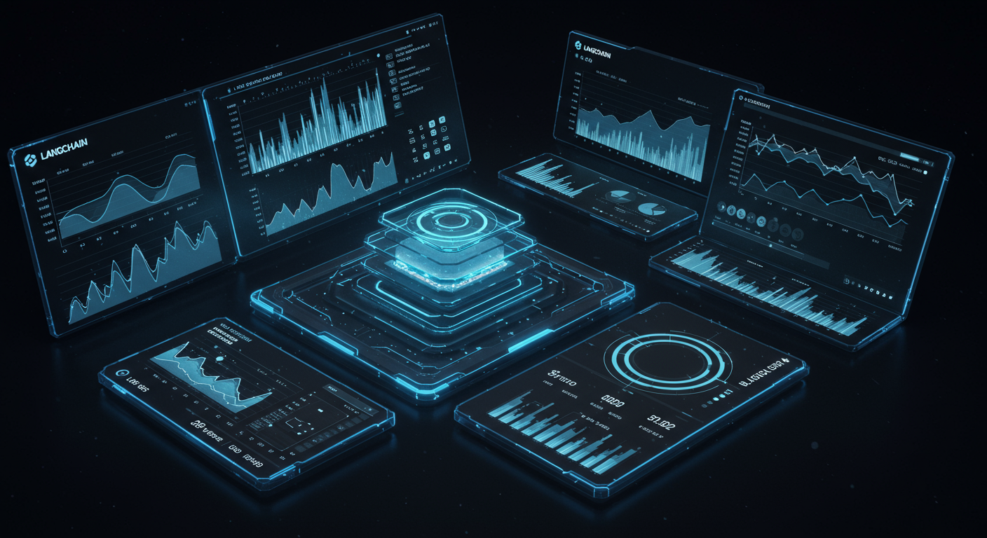 LangChain AI technology illustration