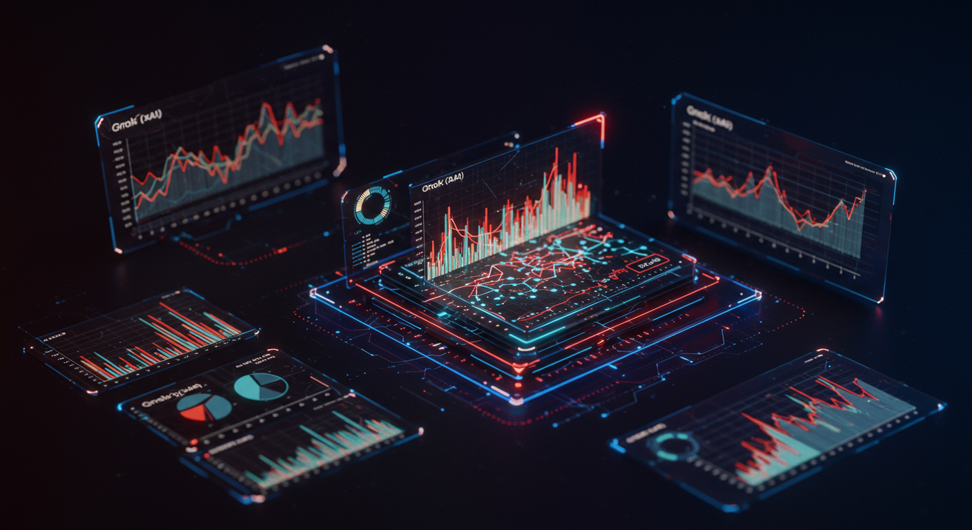 Grok (xAI) AI technology illustration