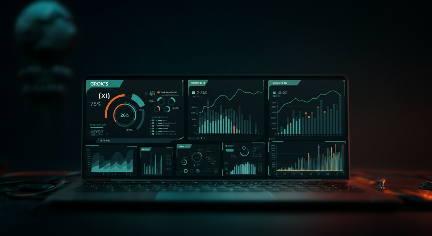 Future potential of Grok (xAI) represented visually