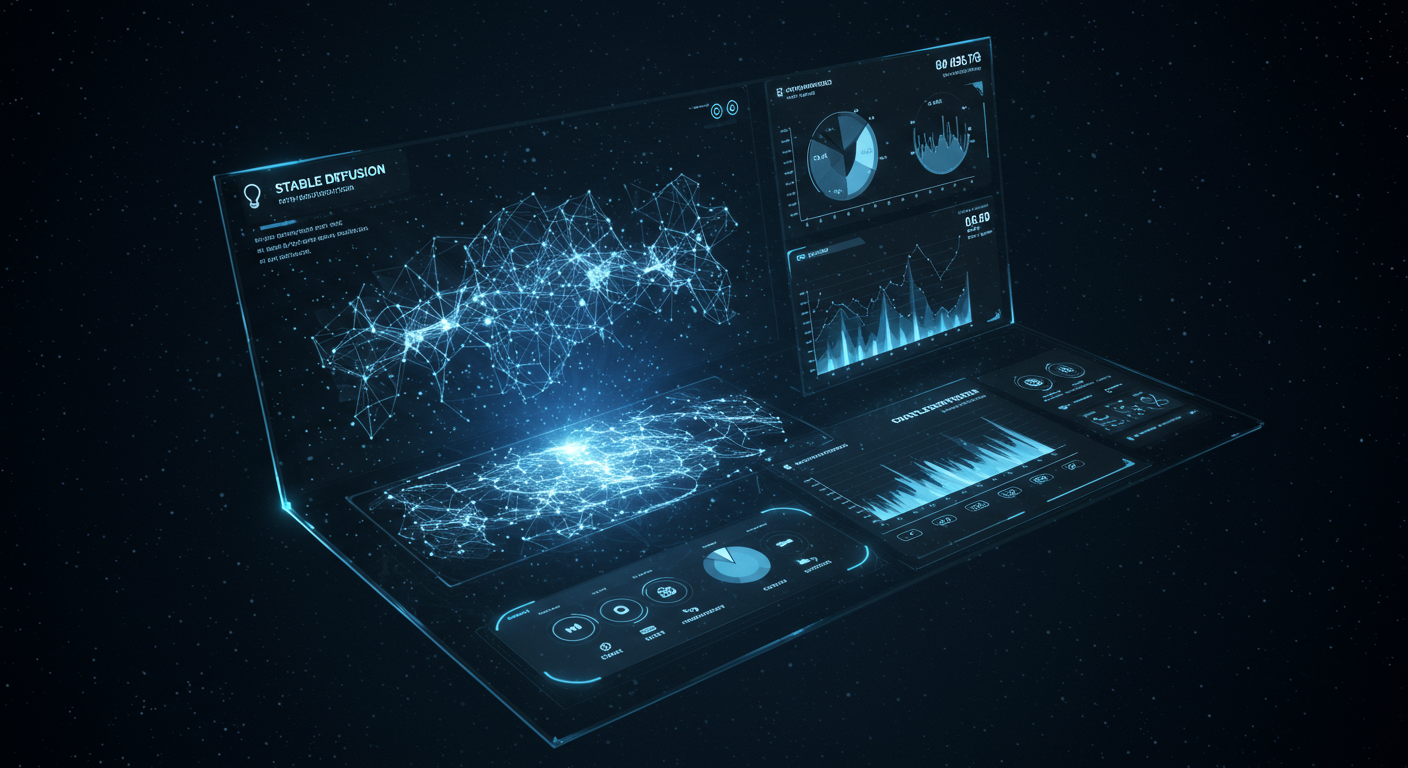 Stable Diffusion AI technology illustration