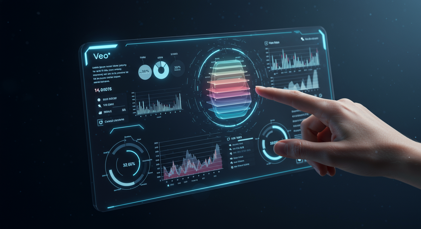 Veo (Google DeepMind Video AI) AI technology illustration