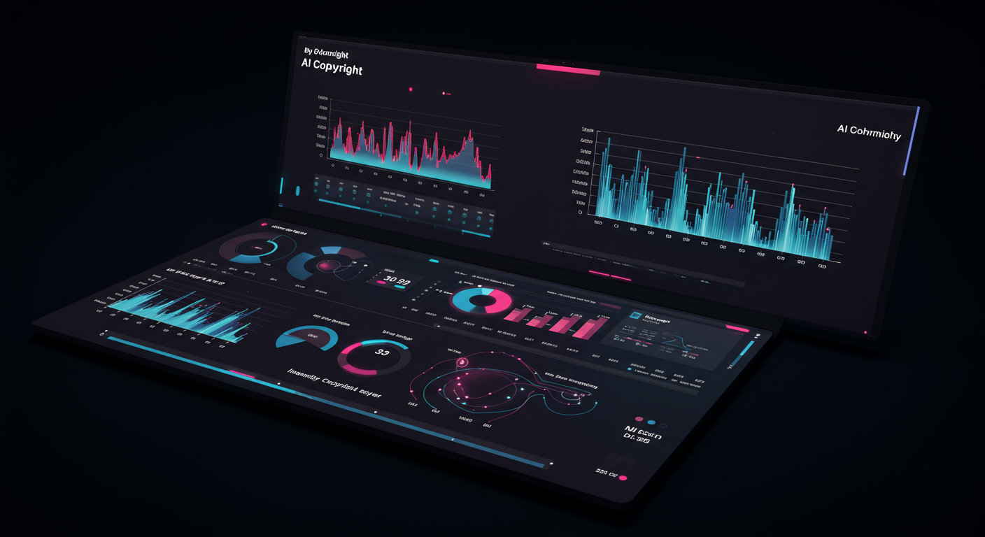 AI Copyright (Copyright Issues) AI technology illustration